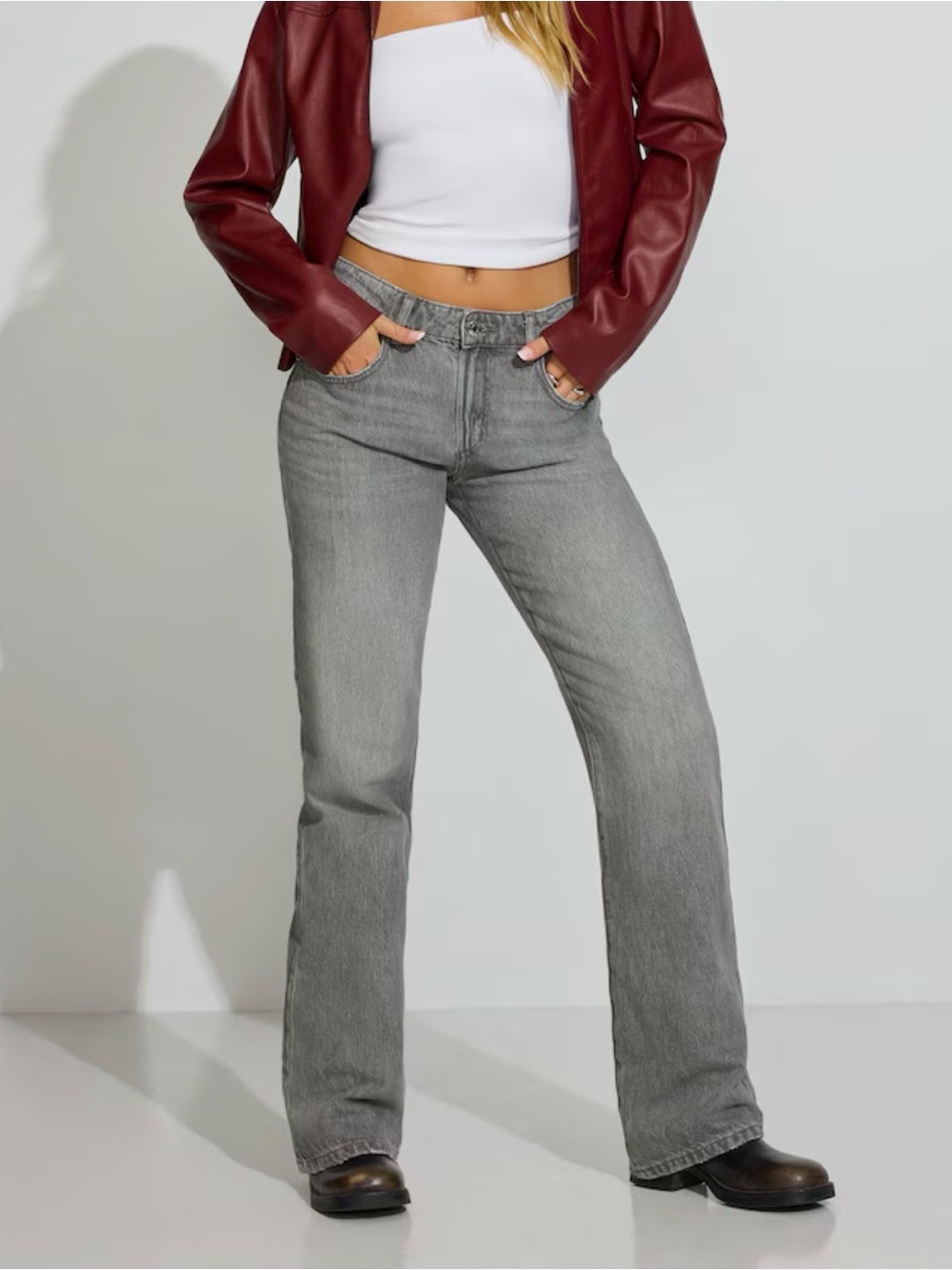 Garage relaxed straight jeans NWT